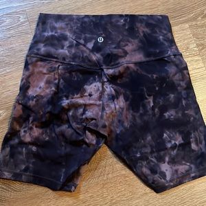 Pink and black lululemon align shorts like new 8” inseam